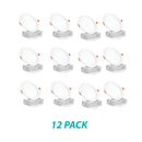 3BRIX 6 Inch 12W Slim Round Ultra-Thin Recessed Downlight with Night Light- 5CCT (27/30/35/40/50K)- 1000 lumens