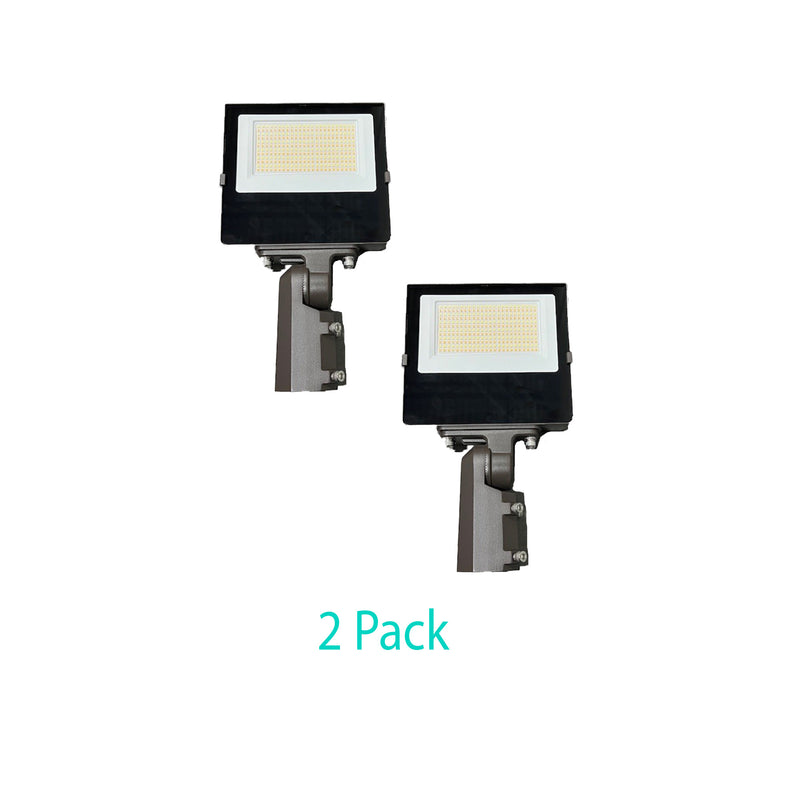 80W Mini Flood Light - CCT Selectable(3000/4000/5000K) - 10400lms - UL Listed - Glass Cover