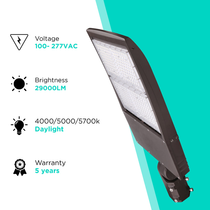 200W AL5 Series Area/Flood Light - 5000K - 29000lms - IP65 UL Listed