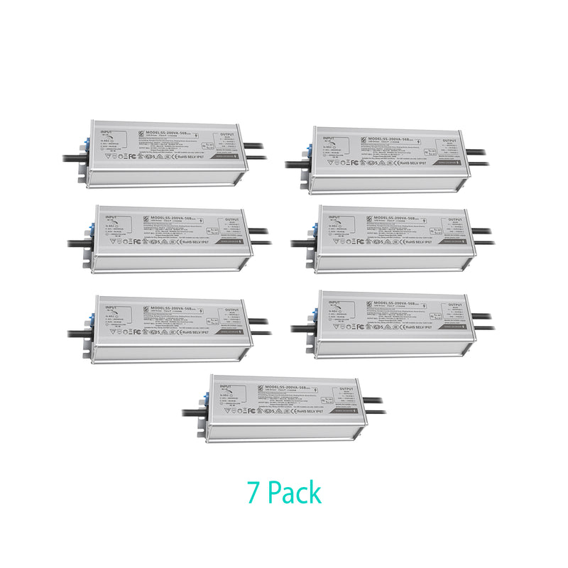 SOSEN SS-200VA-56B Constant Current Driver - 200W - IP67