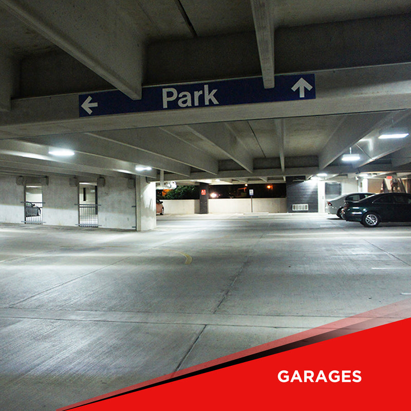 40/60/70W Garage Canopy - Dimmable - 3CCT(3000K/4000K/5000K) - Available in White & Black -ETL & DLC