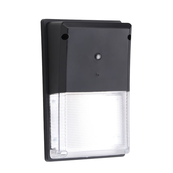 30W LED Mini Wall Pack Light With Photocell-4050 lumens - Watt & Color Selectable (30/20/15W-30/40/50K) - IP65 UL Listed