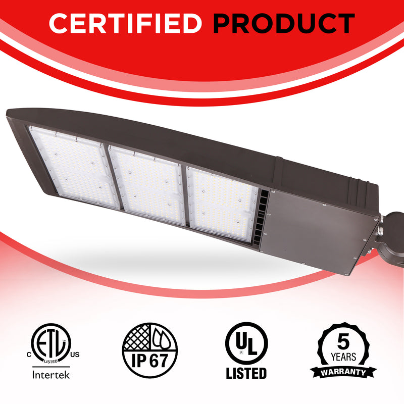 450W AL5 Area/Flood Light - 5700K -  63000 lumens - 10KV Surge Protector - IP65 UL Listed