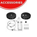 8ft Architectural LED Linear Light - 80W - 3 inch - Color Selectable 3CCT (3500K/4000K/5000K)