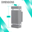 12W Up & Down Lights LED Square Shape 5000K