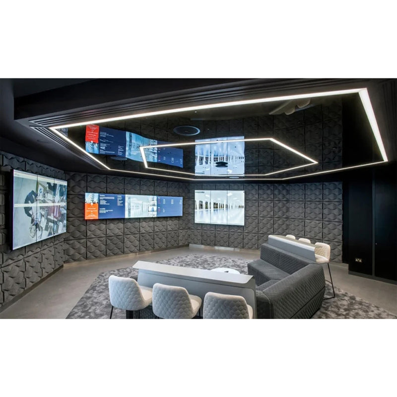 8ft Architectural LED Linear Light - 80W - 4 inch - Color Selectable 3CCT (3500K/4000K/5000K)