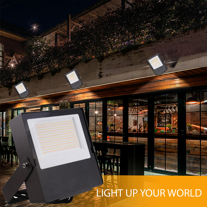 80W Mini Flood Light - CCT Selectable(3000/4000/5000K) - 10400lms - UL Listed - Glass Cover