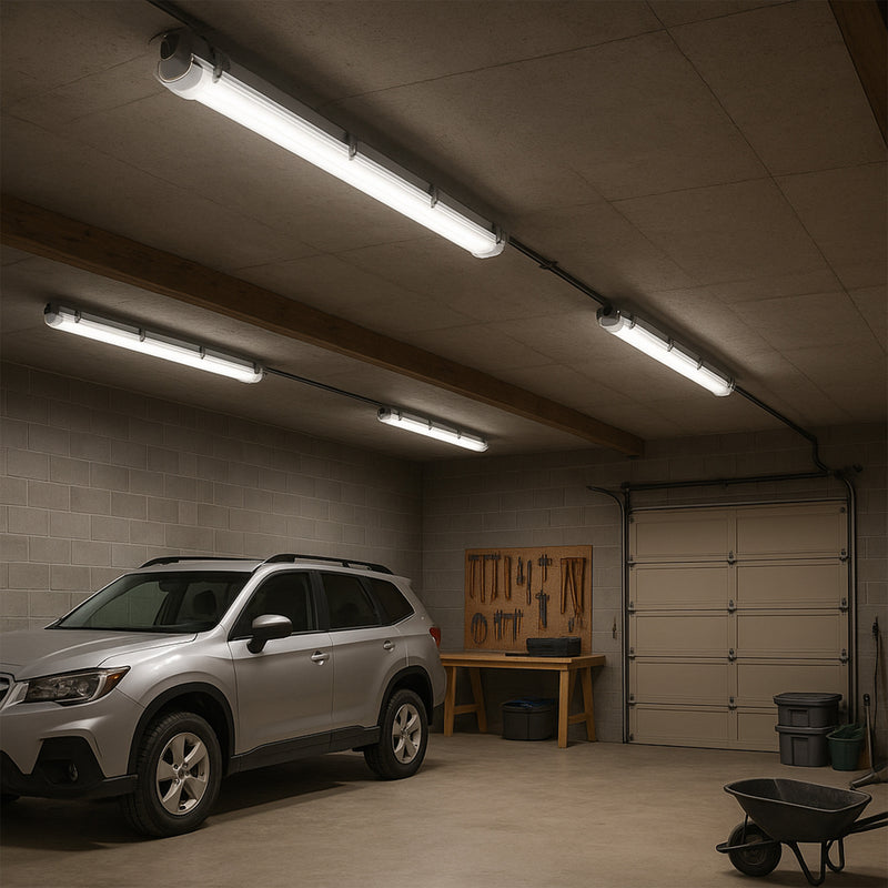 4ft Vapor Light - Watts (50/40/30W) & Color 3CCT(35/40/50K) Selectable - 7000 Lumens Max