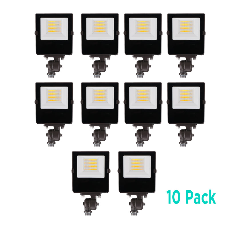 35W Mini Flood Light - CCT Selectable - 4550lms - UL Listed - Glass Cover