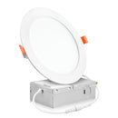 3BRIX 6 Inch 12W Slim Round Ultra-Thin Recessed Downlight with Night Light- 5CCT (27/30/35/40/50K)- 1000 lumens