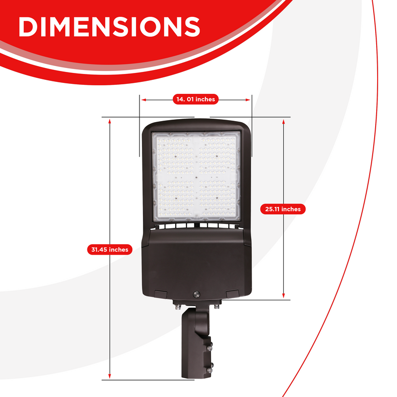 300W AL3 Series Area/Flood Light - 45000lms - 5700K - IP65 UL Listed