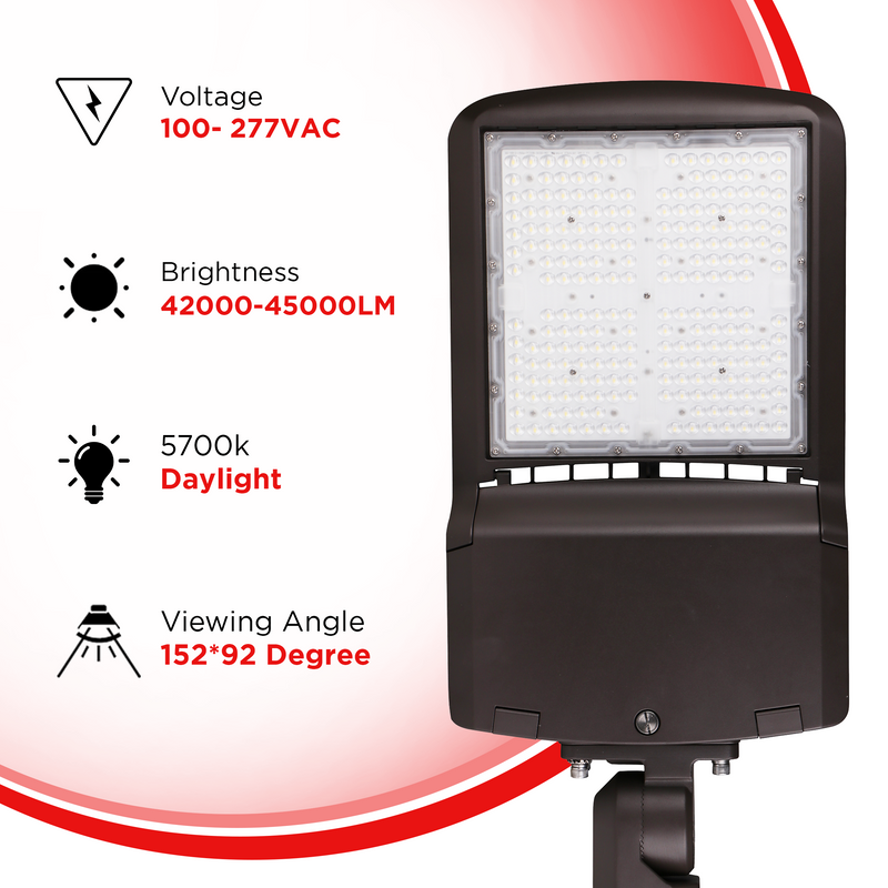 300W AL3 Series Area/Flood Light - 45000lms - 5700K - IP65 UL Listed