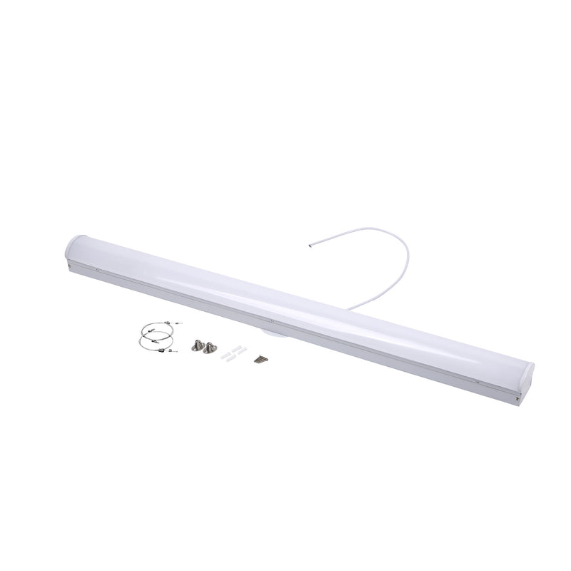 Shine LED 4ft Linear Linkable Strip - Frosted Cover - Selectable Watts (20/30/40W) - 3CCT(30/40/50K) - ETL & DLC