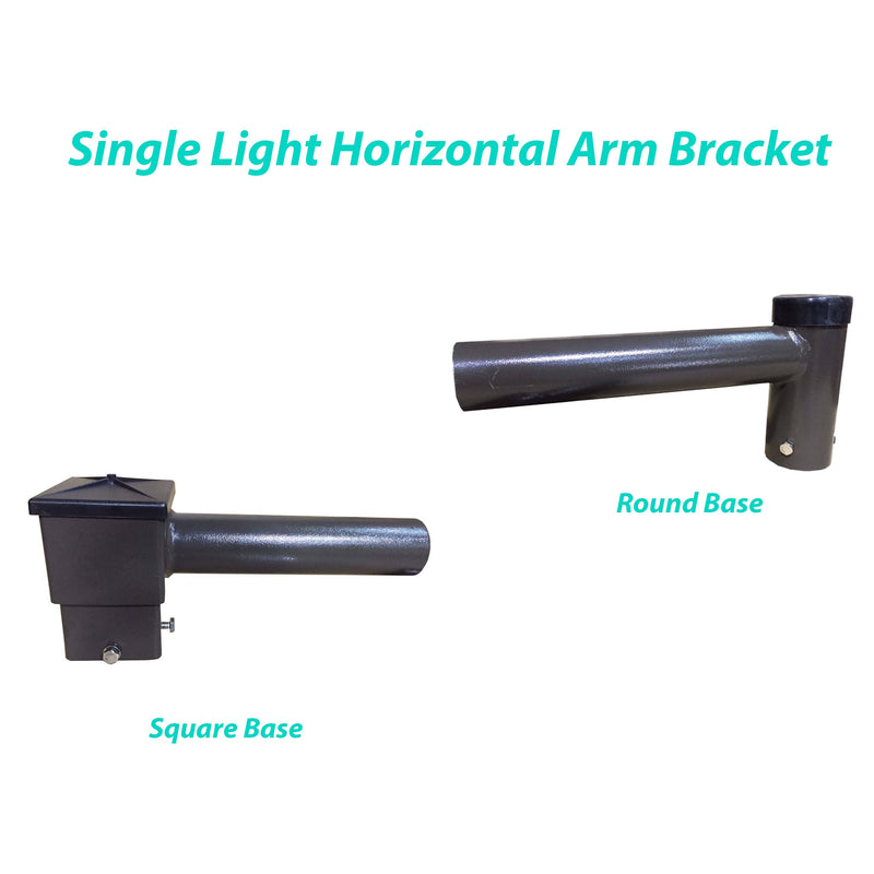 Single Spoke Arm Bracket Square Base