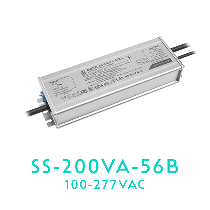 SOSEN SS-200VA-56B Constant Current Driver - 200W - IP67