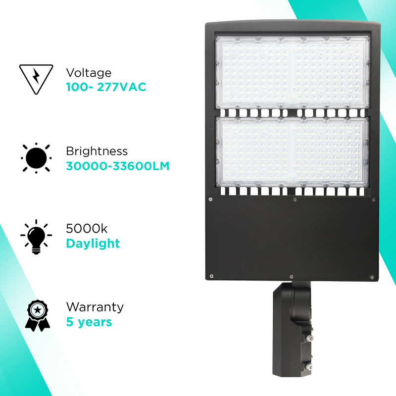 240W Gen1 Series Area/Flood Light - 33600lms - IP65 UL Listed