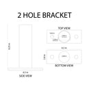 Horizontal Wall Mount Tenon Bracket