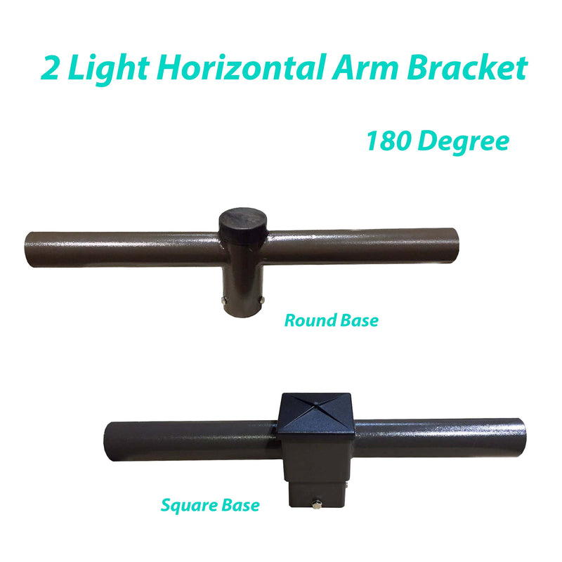 Double Spoke Arm Bracket Round at 180 Degree