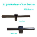 Double Spoke Arm Bracket Square at 180 Degree