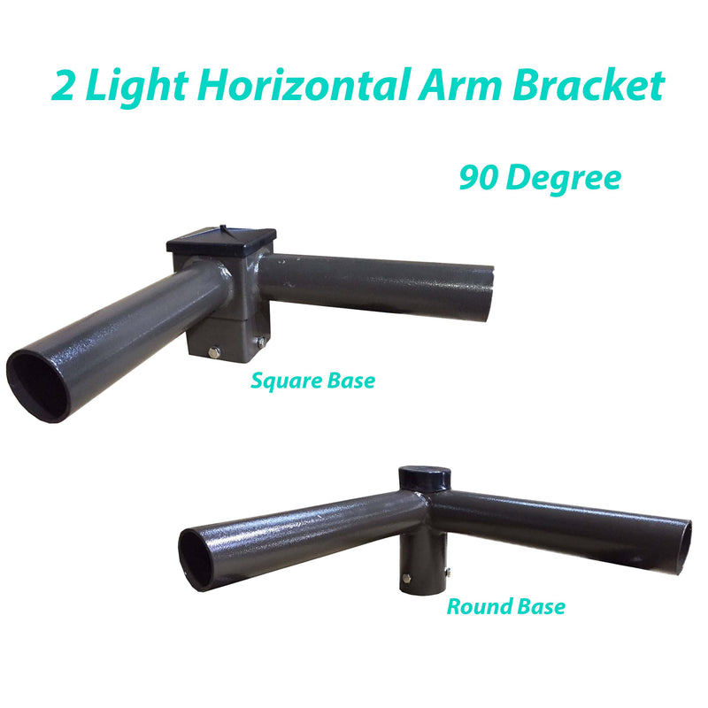 Double Spoke Arm Bracket Round at 90 Degree