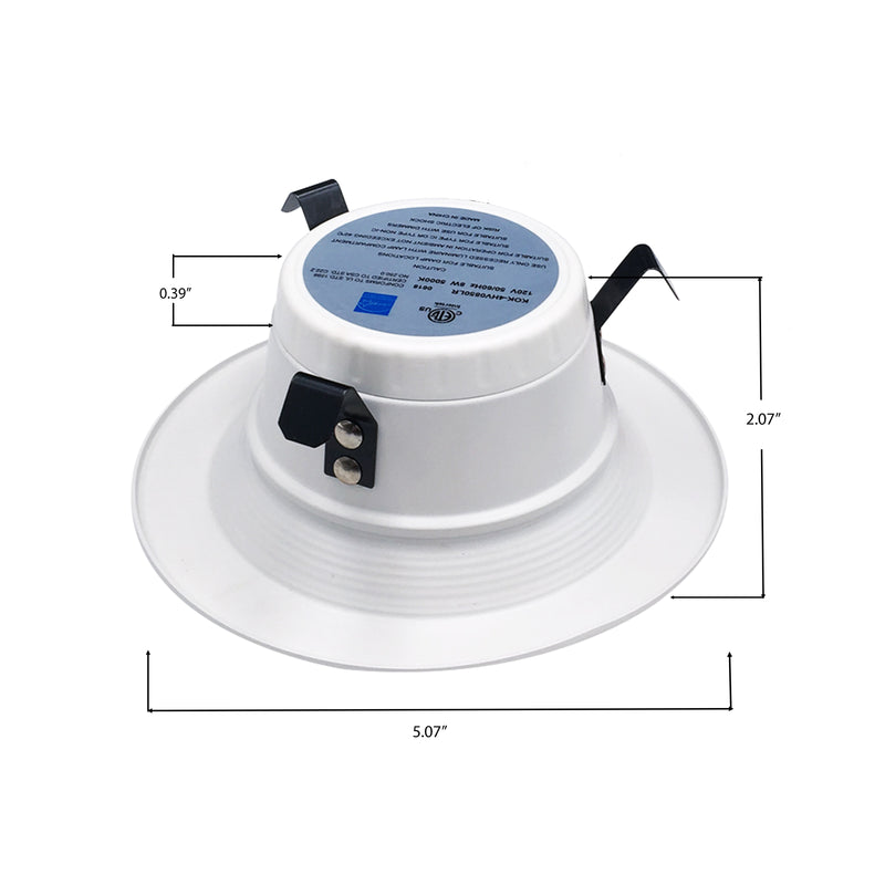 3BRIX 4" 10W Retrofit Recessed Downlight - 750lms - ETL & ES