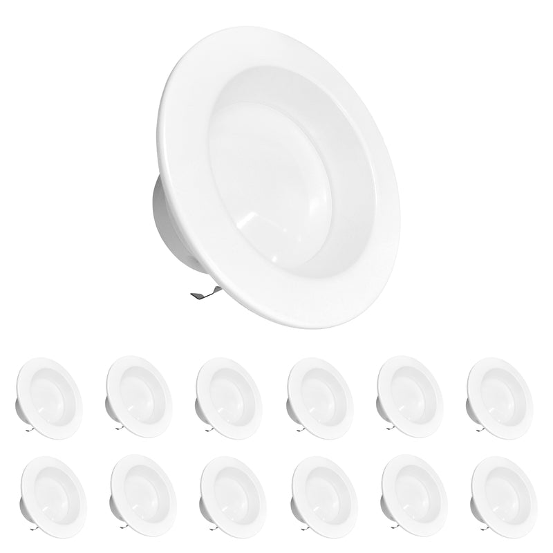 3BRIX 4" Watt & Color Selectable 8/10/12W Retrofit Recessed Downlight - 5CCT-25/30/35/40/50K