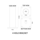 Straight Arm Wall Mount Tenon Bracket