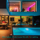 16.4ft Smart WiFi RGB Strip Light - 30 LEDs/m Color Changing Strip Light