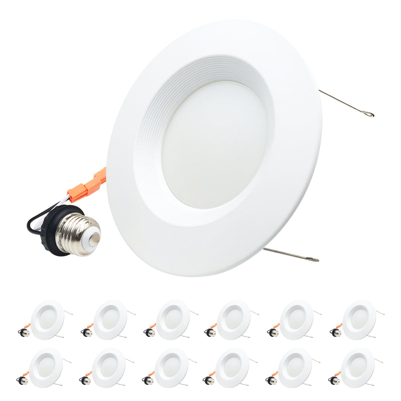 3BRIX 6" 15W Recessed Retrofit Downlight - 1100lms - ETL & ES