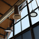 240W LED UFO High Bay - 34800 lumens - Glass Lens - IP65 Rated