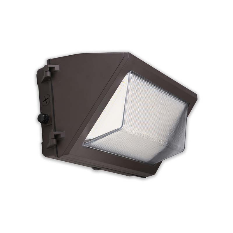 60W Wall Pack With Photocell- Battery Backup 8700 lumens - 5700K - IP65 UL-Listed