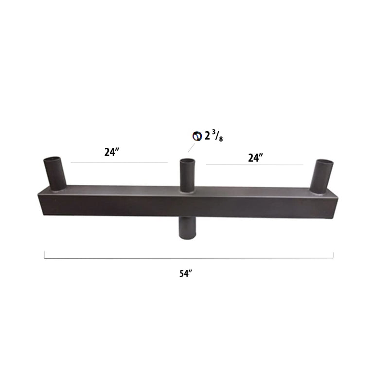 Bullhorn Square with 3 Tenon Inline