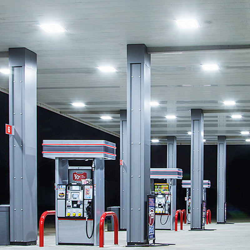 led canopy lights for gas station