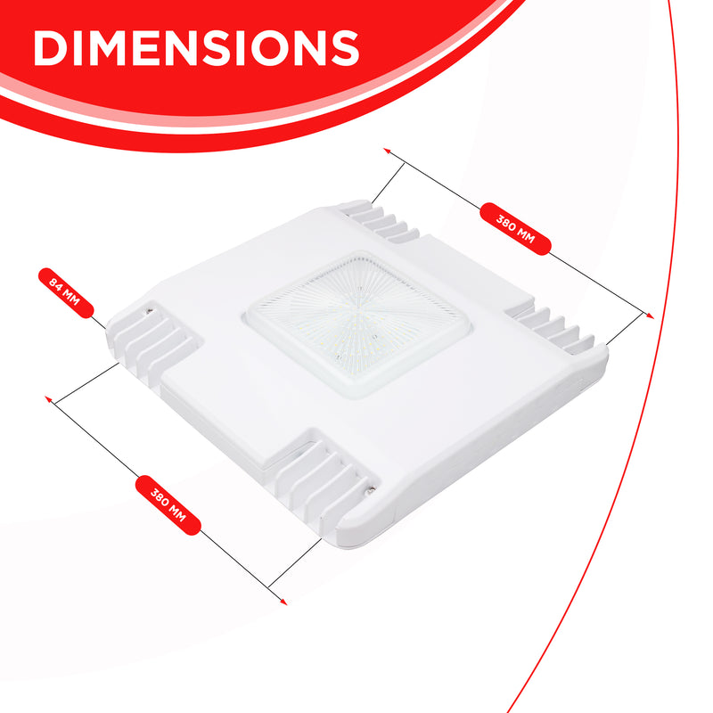 led canopy lights for gas station