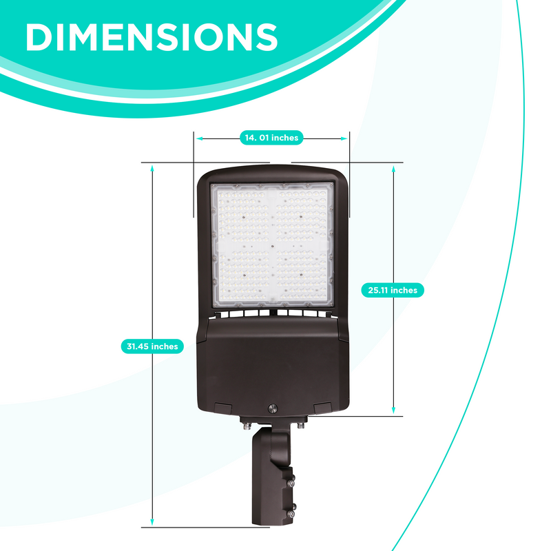 240W AL3 Series Area/Flood Light - 36000lms - IP65 UL Listed - 5700K