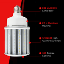 120W LED Corn Bulb - E39 - 18600 Lumens - 6500K - IP65 Rated