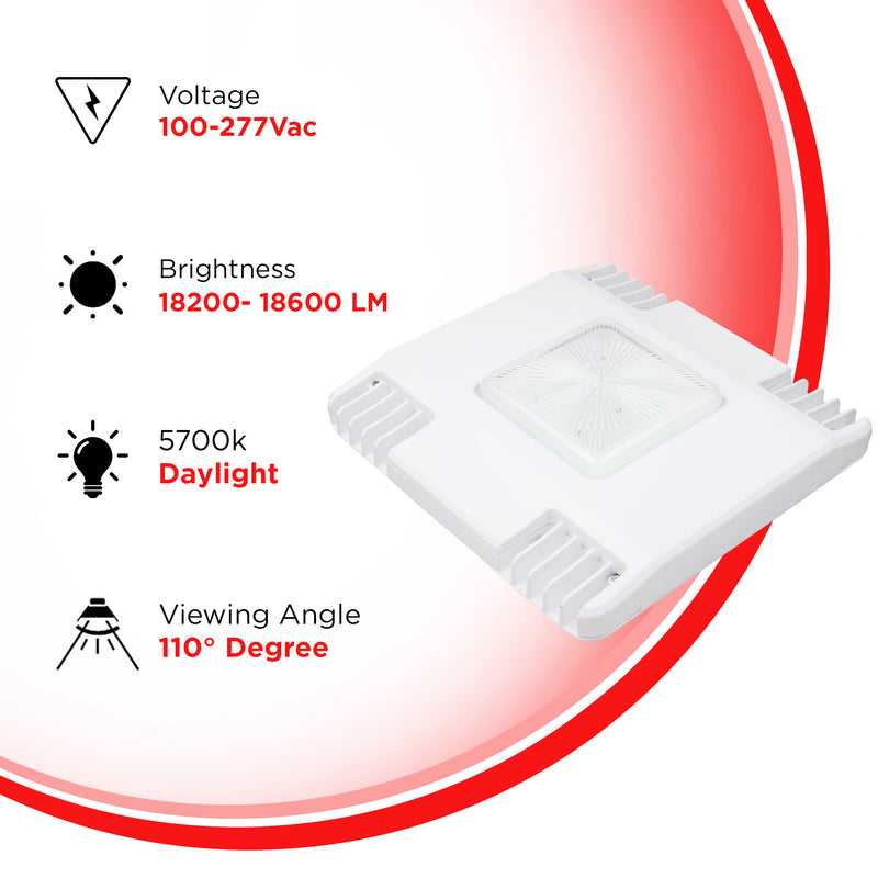 led canopy lights for gas station