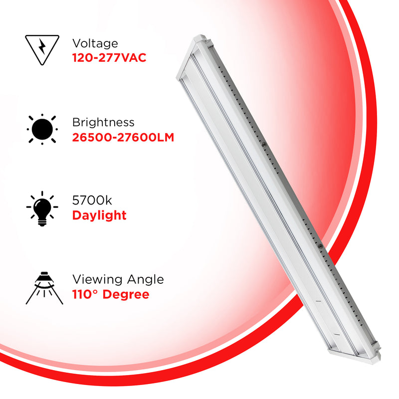 220W 2FT LED Linear High Bay - 5000K - 29799 LMS UL-Listed