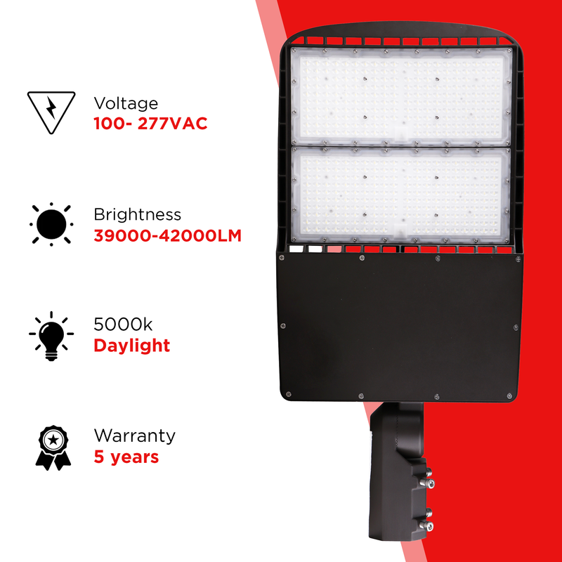 300W Gen2 Series Area/Flood Light - 42000lms - IP65 UL Listed - UNV/480V