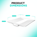 Troffer 2x2 - Version 3 - 5CCT (35K/40K/50K/57K/65K) - 5 Watt Selectable (40/35/30/25/20W) ETL Certified - 2 Pack