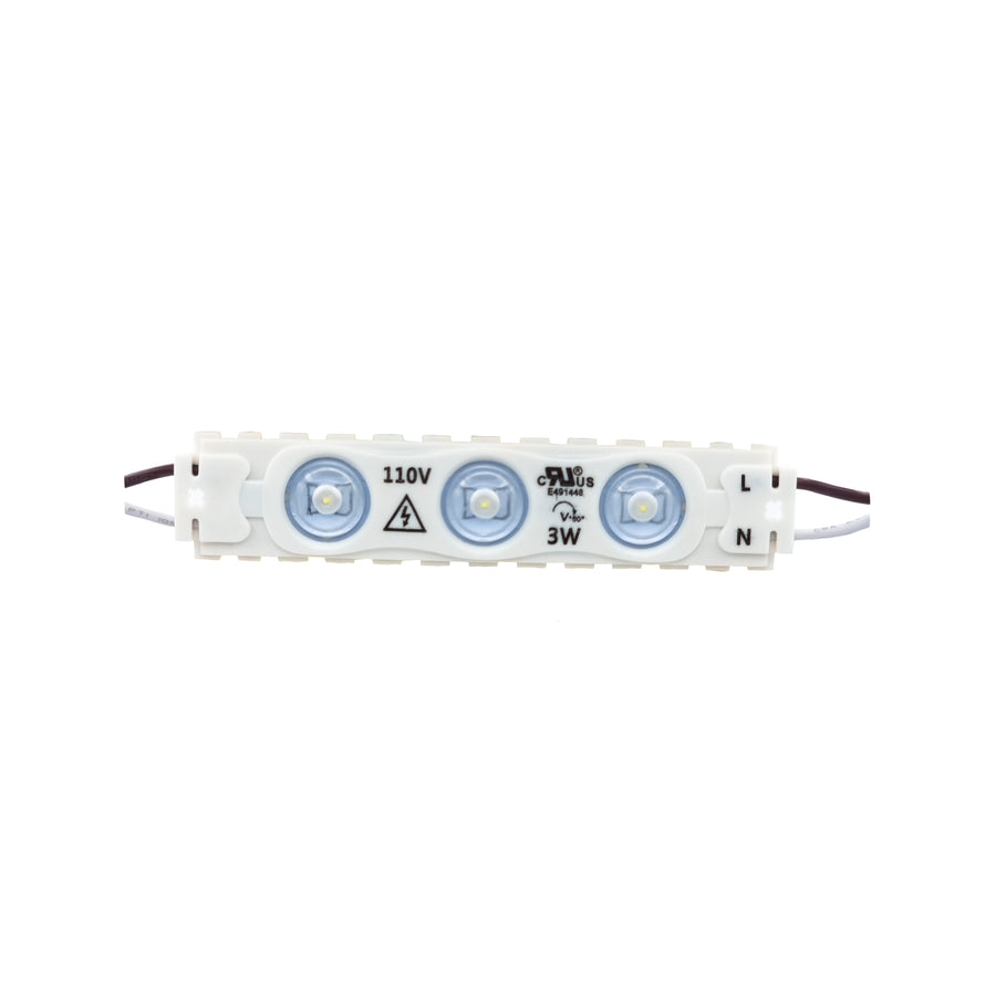 Single Color LED Module Direct AC 110V - 3W - 6000K - 55 Ft- IP67 (Each Pack =100pcs) #392